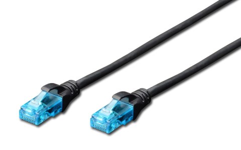 Digitus Patchcord DIGITUS UTP kat. 5e 1,5m PVC czarny