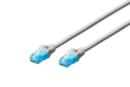 Digitus Patchcord DIGITUS UTP kat. 5e 1,5m PVC szary