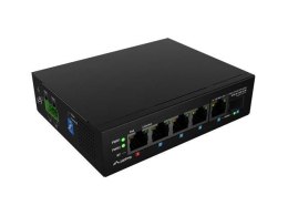 LANBERG Switch Lanberg Light industrial POE 1XBT 3XAT SFP+ETH DIN Fast Ethernet