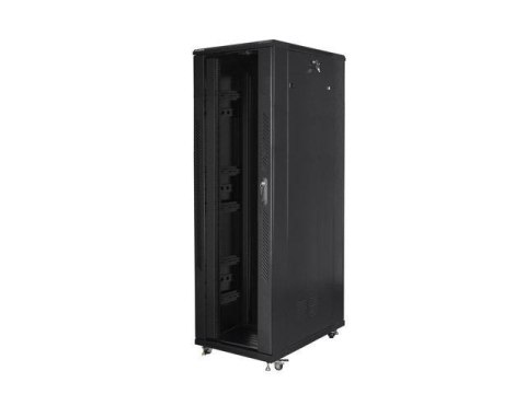 LANBERG Szafa instalacyjna Rack stojąca 19" 42U 800x1200 czarna Lanberg (flat pack)