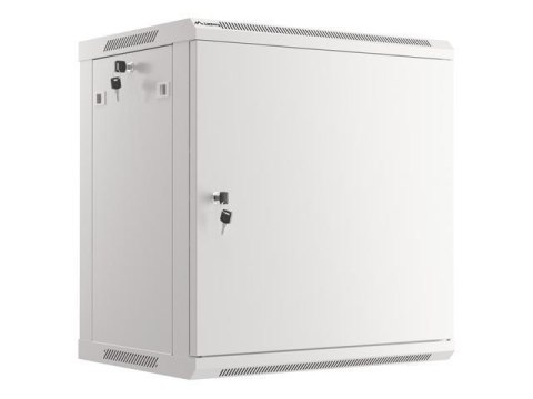 LANBERG Szafa instalacyjna Rack wisząca 19" 12U 600x450 szara drzwi metalowe Lanberg (flat pack)