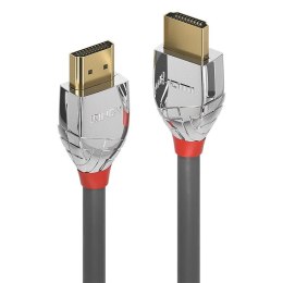 LINDY Kabel HDMI 2.0 LINDY High Speed M/M 1m szary Cromo Line