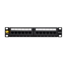 NETRACK Patch panel 10'' Netrack 12-portów kat. 5e UTP