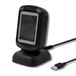 Qoltec Czytnik kodów kreskowych Qoltec | stacjonarny | 1D i 2D | USB