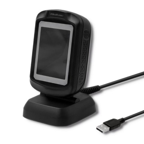 Qoltec Czytnik kodów kreskowych Qoltec | stacjonarny | 1D i 2D | USB