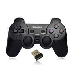 Vakoss Gamepad bezprzewodowy VAKOSS GP-4705BK USB funkc Dual Shock