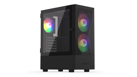 COOLING.PL Obudowa KRUX Vako RGB ATX/mciroATX/Mini ATX z oknem, bez zasilacza