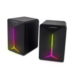 ESPERANZA Głośniki 2.0 Esperanza USB LED Rainbow Frevo EGS105