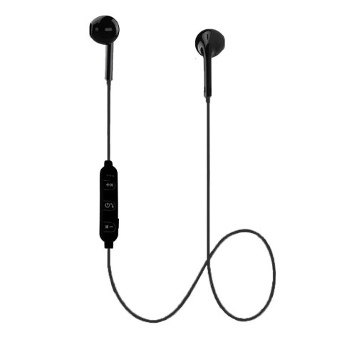 ESPERANZA Słuchawki z mikrofonem Esperanza EH187K douszne Bluetooth sportowe czarne