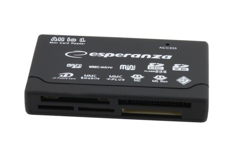 ESPERANZA Uniwersalny czytnik Kart Pamięci Esperanza EA119 USB 2.0