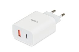 IBOX Ładowarka sieciowa iBOX C-36 USB A+C 20W kabel USB-C do USB-C
