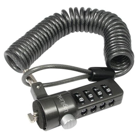 LogiLink Linka zabezpieczająca do laptopa LogiLink NBS004, czarna