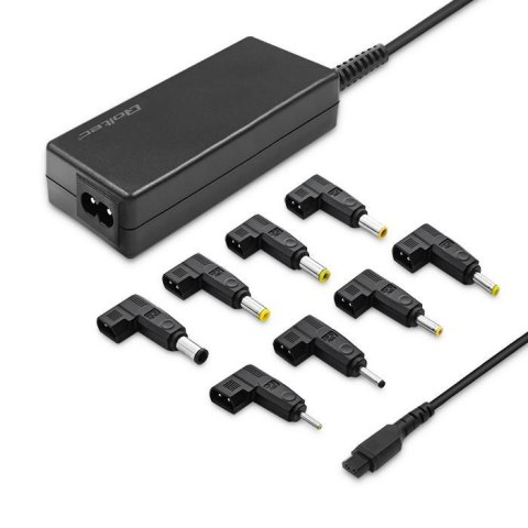 Qoltec Zasilacz sieciowy uniwersalny Qoltec 45W | 8 wtyczek | +kabel zasilający