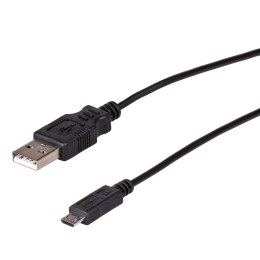 AKYGA Kabel USB 2.0 Akyga AK-USB-21 USB A (M) - micro USB B (M) 1m czarny