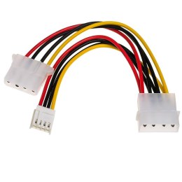 AKYGA Kabel adapter Akyga AK-CA-14 Molex (M) - Molex (F) + miniMolex (F) 0,15m