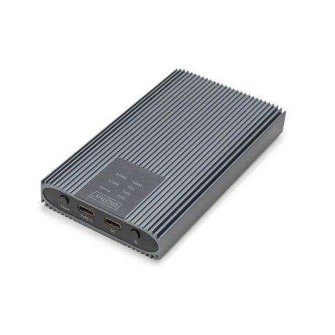 Digitus Obudowa/Stacja klonująca DIGITUS USB 3.1 Typ C na dyski SSD M.2 NVMe 20Gbps aluminiowa, beznarzędziowa