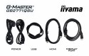 IIYAMA Monitor 27 cali GB2771QSU-B1 QHD,Fast IPS,200Hz,HAS (150) PIVOT,2xUSB 3.2,2xUSB C,0,5ms,2xHDMI,DP,350cd,Adaptive G-SYNC 2560x144
