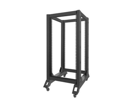 LANBERG Stojak Open Rack Lanberg OR01-6822-B 22U 600x800 czarny