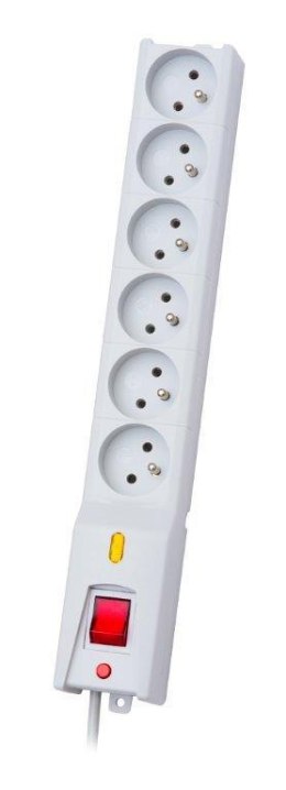 LESTAR Listwa zasilająca Lestar LX 610 1,5m szara