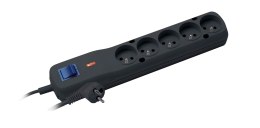 LESTAR Listwa zasilająca Lestar LF-530WA 5+ 1,5m czarna