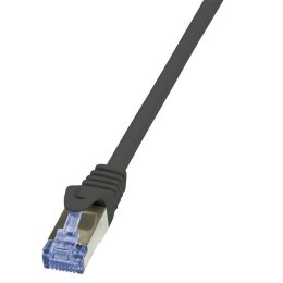 LogiLink Patchcord LogiLink CQ3033S Cat.6A S/FTP 1m czarny