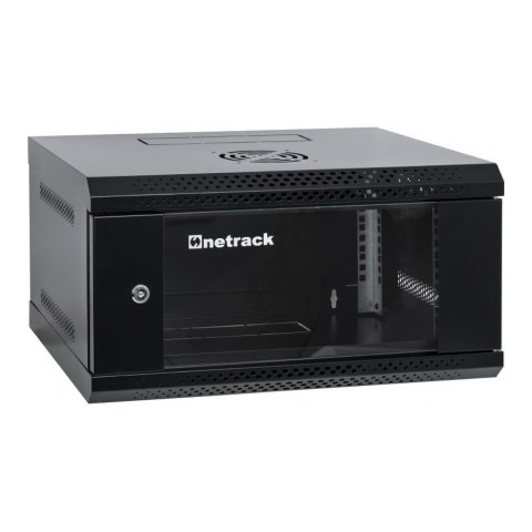 NETRACK Szafa serwerowa wisząca RACK 19" 4U 400mm Netrack ECO-Line czarna