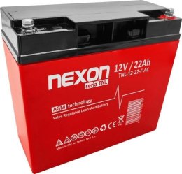 Nexon Akumulator żelowy Nexon AGM 12V 22Ah Long Life (12l) - głębokiego rozładowania i pracy cyklicznej