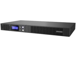 Power Walker Zasilacz awaryjny UPS Power Walker Line-Interactive 1000VA R1U 4x IEC Out, USB HID/RS-232, Rack 19