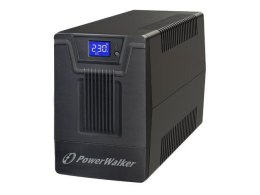 Power Walker Zasilacz awaryjny UPS Power Walker Line-Interactive 1500VA SCL 4x PL 230V, RJ11/45 In/Out, USB, LCD