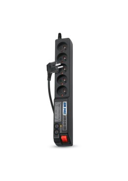 Acar Listwa przeciwprzepięciowa Acar 504WF 3,0m czarna