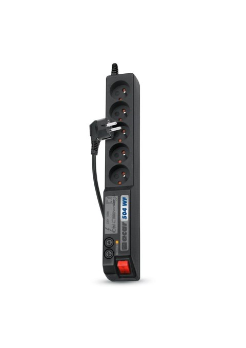 Acar Listwa przeciwprzepięciowa Acar 504WF 3,0m czarna