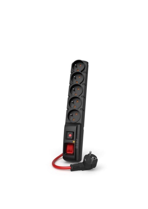 Acar Listwa przeciwprzepięciowa Acar F5 POWER 10m czarna