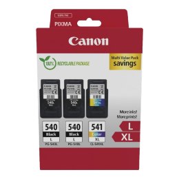 Canon Zestaw tuszy Canon 2xPG-540 L Black 11 ml 600 str. + CL-541 XL Color 15 ml 400 str. (5224B017)