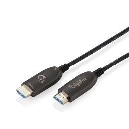 Digitus Kabel DIGITUS połączeniowy hybrydowy HDMI AOC HDMI-A męski-męski HDMI 2.1 UHD-2 8K@60Hz 48Gbps HDR, eARC, HDCP 2.2, CEC 15m