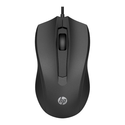HP Mysz przewodowa HP 105 BLK Wired Mouse optyczna czarna