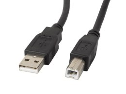 LANBERG Kabel USB 2.0 Lanberg AM-BM 1m czarny
