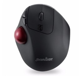 Perixx Mysz bezprzewodowa Perixx PERIMICE 717 laserowa trackball 34mm czarna