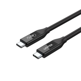 Unitek Kabel Unitek C14100BK-0.8M USB-C 4.0, 40 Gbps, 8K, M/M, 0,8m