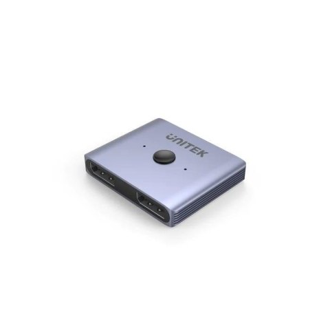 Unitek Przełącznik dwukierunkowy Unitek V1609A DisplayPort 1.4 8K 2-na-1