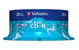 Verbatim Płyty CD-R Verbatim 700MB AZO (Cake 25)