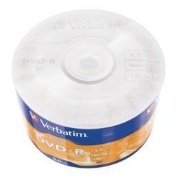 Verbatim Płyty DVD-R Verbatim DataLife Matt Silver 4.7GB 16x (Spindle 50)