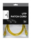 Gembird Kabel Patch cord kat.5e osłonka zalewana 1.5m żółty