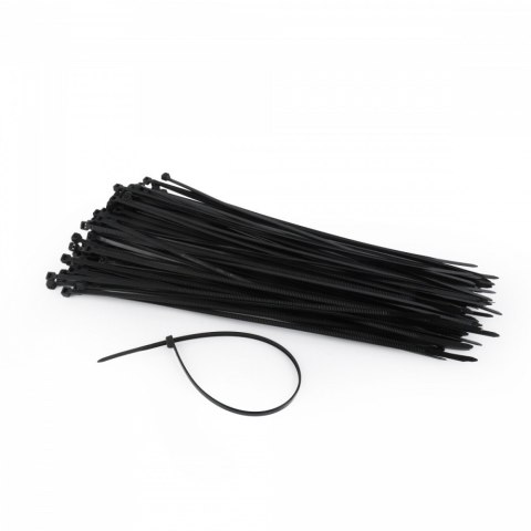 Gembird Opaska zaciskowa nylon 25cm/3.6mm (100szt) czarna