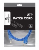 Gembird Patch cord Kat.6 UTP 1m niebieski