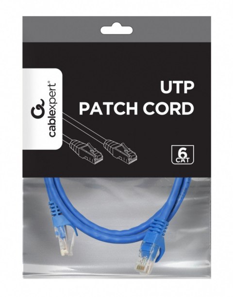 Gembird Patch cord Kat.6 UTP 1m niebieski