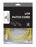 Gembird Patch cord Kat.6 UTP 1m żółty