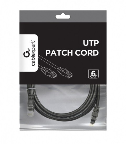 Gembird Patch cord Kat.6 UTP 3m czarny