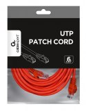 Gembird Patch cord Kat.6 UTP 3m czerwony