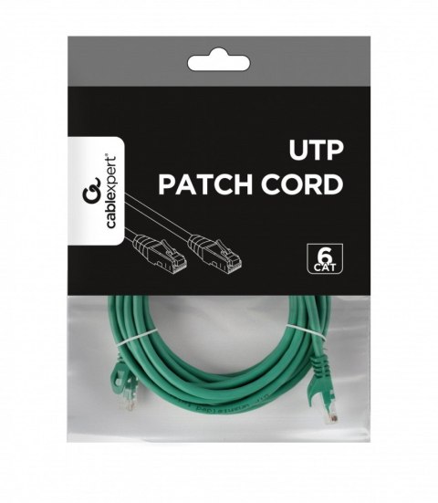 Gembird Patch cord Kat.6 UTP 5m zielony