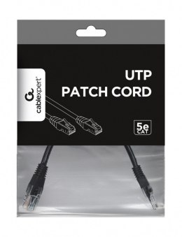 Gembird Patch cord kat.5e osłonka zalewana 0.25m czarny